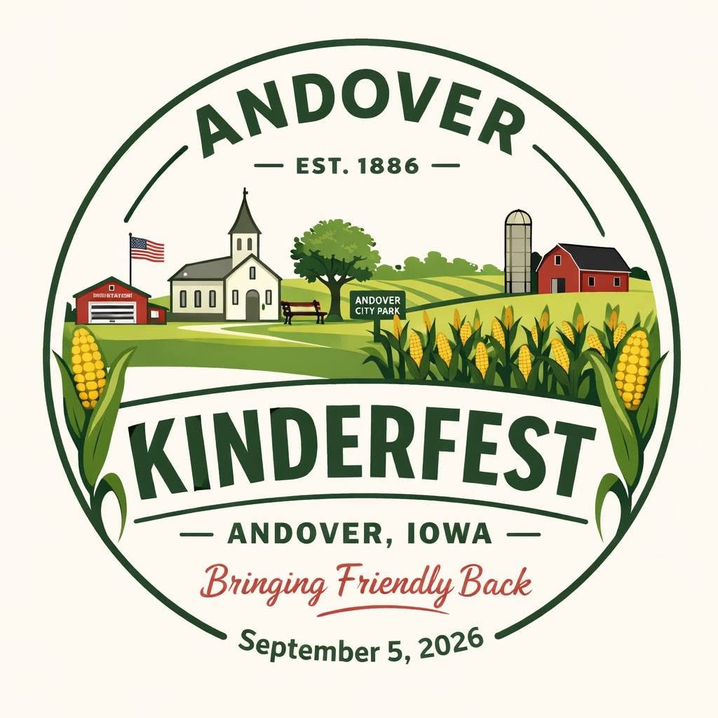Andover Kinderfest — Andover, Iowa — Bringing Friendly Back — September 5, 2026